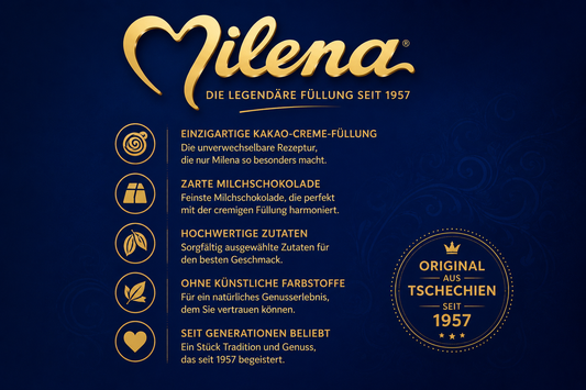 Milena – Milchschokolade mit cremiger Füllung und feiner Rumnote