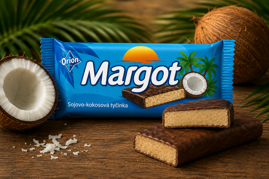 🥥 Margot – Der berühmte Kokos-Riegel, den fast jeder Tscheche kennt.