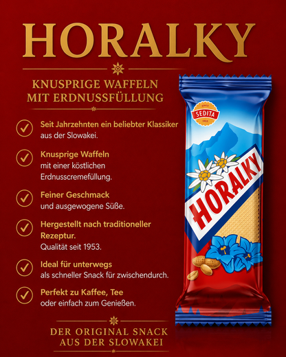 Horalky – Der legendäre slowakische Waffelklassiker mit Erdnusscreme 🥜🍫🇸🇰